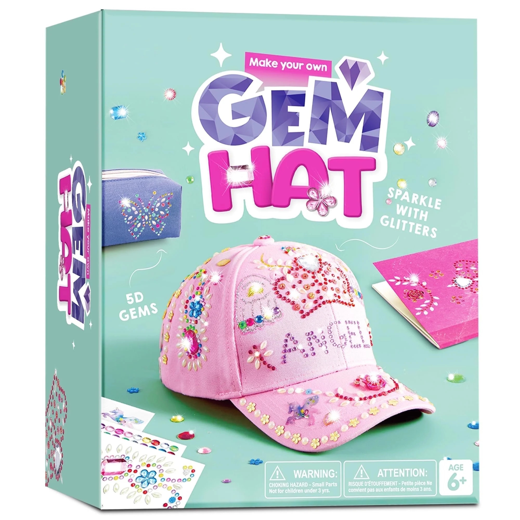 Joyfy Pink Baseball Cap Art Set, Arts And Crafts For Kids Ages 8-12, Christmas Birthday Gifts for... | Walmart (US)