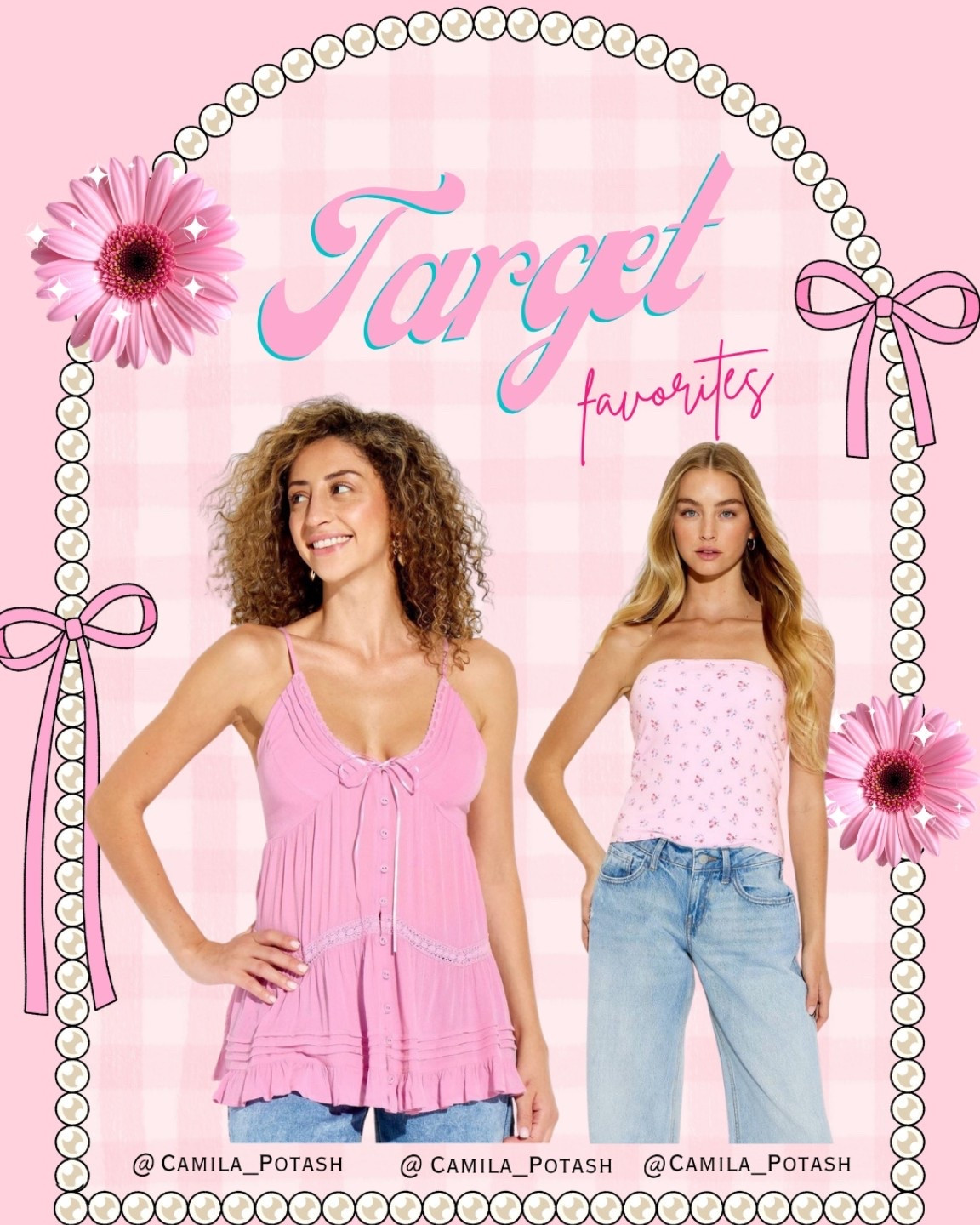 Pink tops + denim will forever be my favorite combo 💕✨ These dreamy tops are giving soft girl aesthetic, feminine summer style, and effortless Pinterest-girl vibes 🌸 I’m obsessed with the dainty floral details, romantic silhouettes, and the perfect mix of casual and girly 🎀

These are the kind of tops that instantly make your outfit look cute with minimal effort 🤍 Perfect for brunch dates, coffee runs, vacations, casual summer days, concerts, or romanticizing everyday life ✨ Pair them with denim jeans, flowy skirts, white shorts, or layered jewelry for the prettiest feminine look 💖 @Target 

If you love pink fashion, trendy summer tops, feminine outfits, and soft romantic style, these finds are definitely wishlist-worthy 🛍️💕

Which pink top would you wear first? 🌷

SHOP all my favorite fashion finds on my LTK ✨

SEO words: pink tops, feminine fashion, soft girl aesthetic, summer outfits, girly style, trendy summer tops, casual chic outfits, floral tops, pink aesthetic, romantic fashion, denim outfit inspiration, feminine basics, cute casual outfits, Pinterest outfits, effortless style, lifestyle creator, trendy fashion finds, spring summer style, casual feminine fashion, cute everyday outfits

#PinkFashion #SoftGirlStyle #FeminineFashion #SummerOutfits #GirlyStyle #PinkAesthetic #CasualChic #LTKStyle #LTKCreator #CuteOutfits #PinterestStyle #EverydayFashion #TrendyStyle #FashionFinds #LifestyleCreator #RomanticStyle #SpringFashion #CasualOutfit #AffordableFashion #DenimStyle

#LTKMothersDay #LTKmomlife #LTKootd