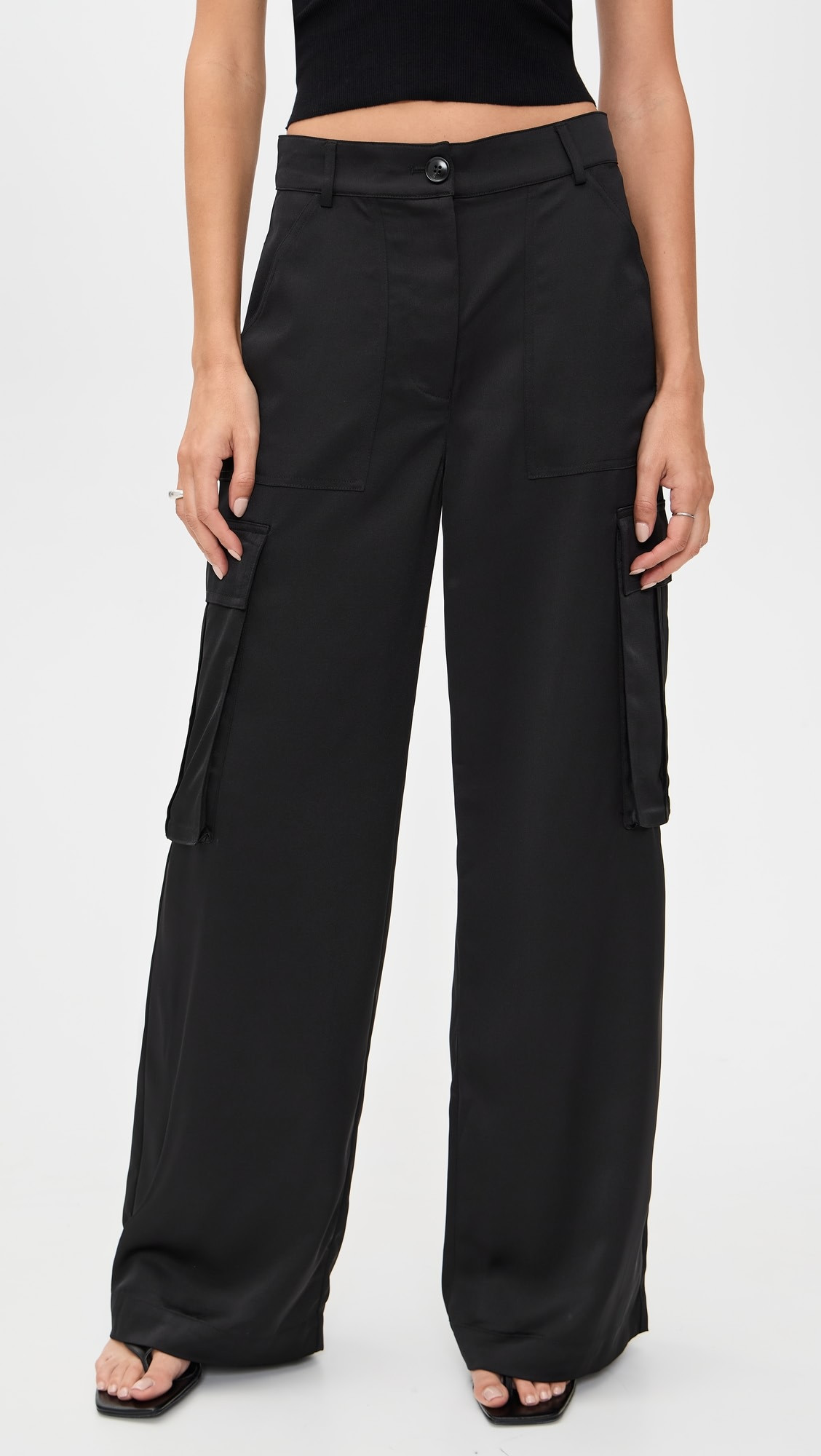 Satin Cargo Pants | Shopbop