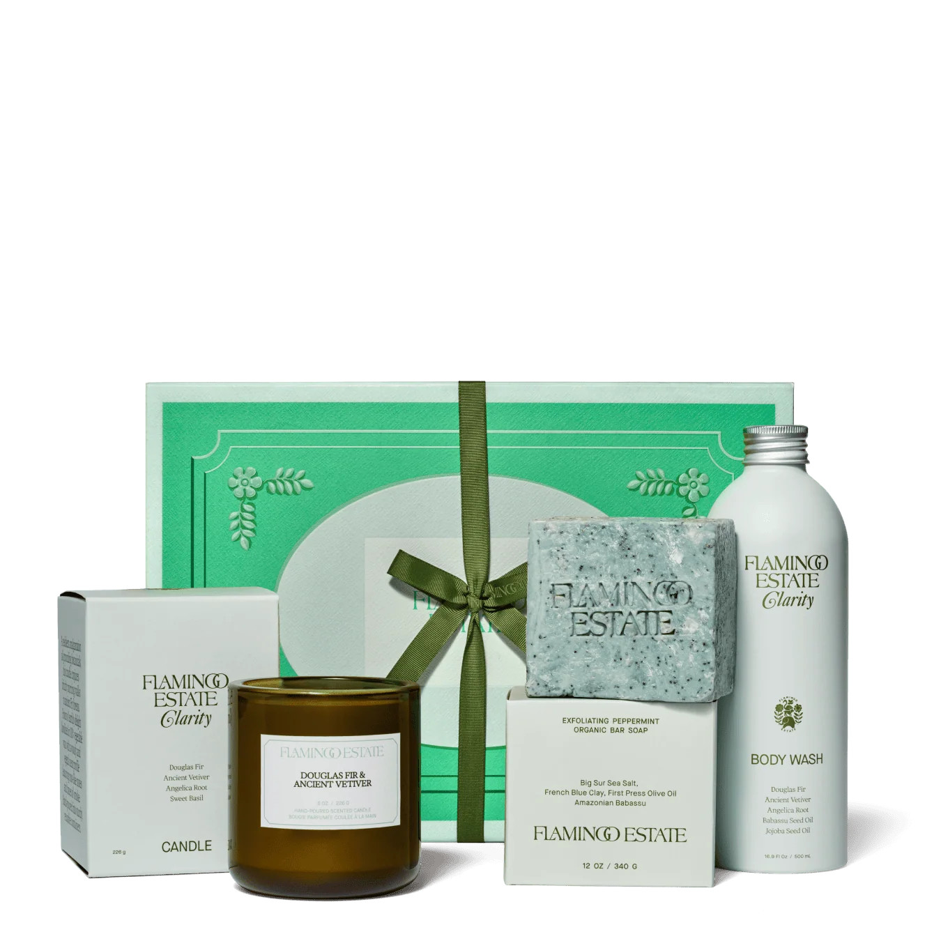 Douglas Fir & Peppermint Morning Set | Flamingo Estate