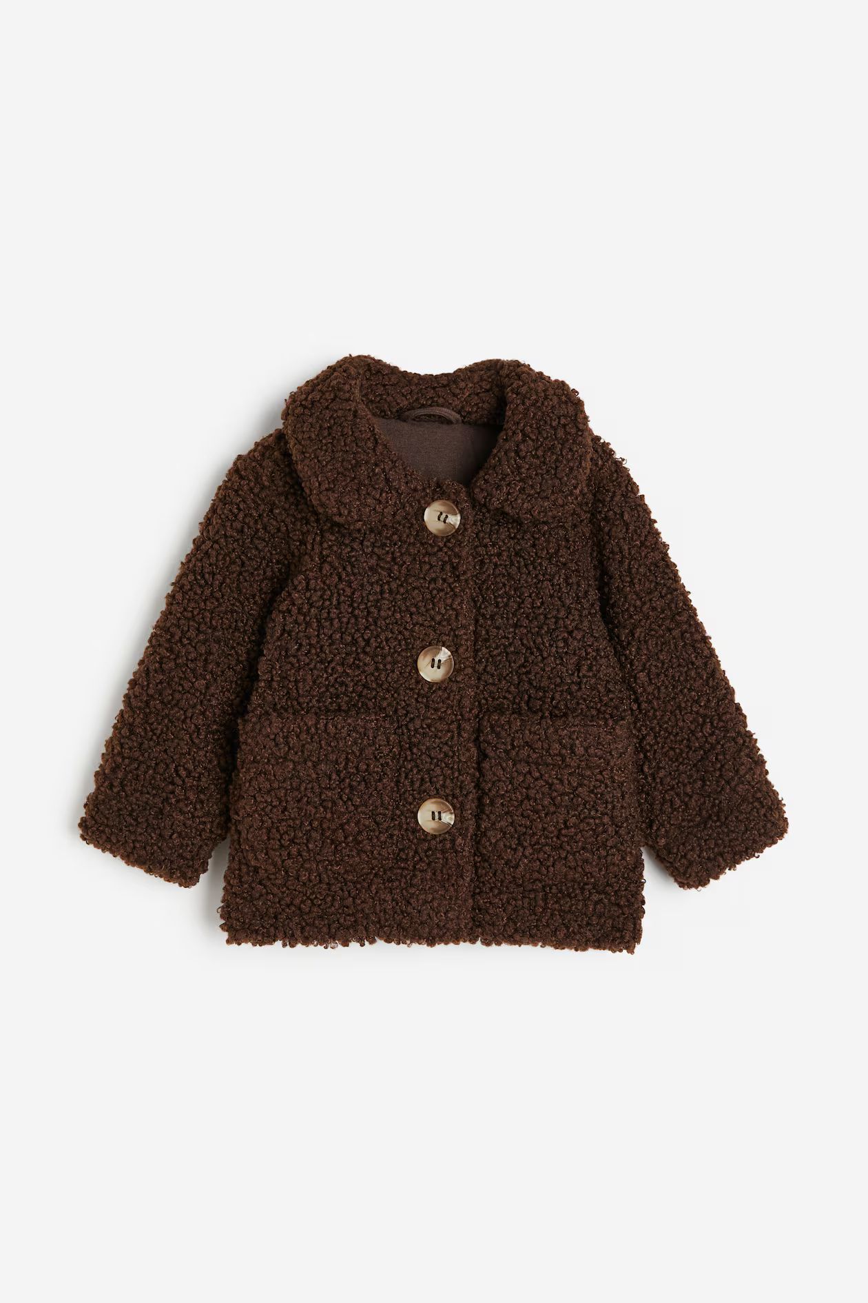 Collared Teddy Bear Jacket | H&M (US + CA)