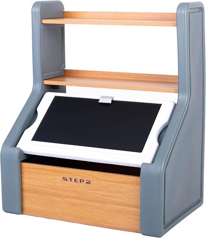 Step2 Harmony Toy Storage Box, Kids Toy Storage Bin with Chalkboard Lid, Easel & Toy Organizer in... | Amazon (US)