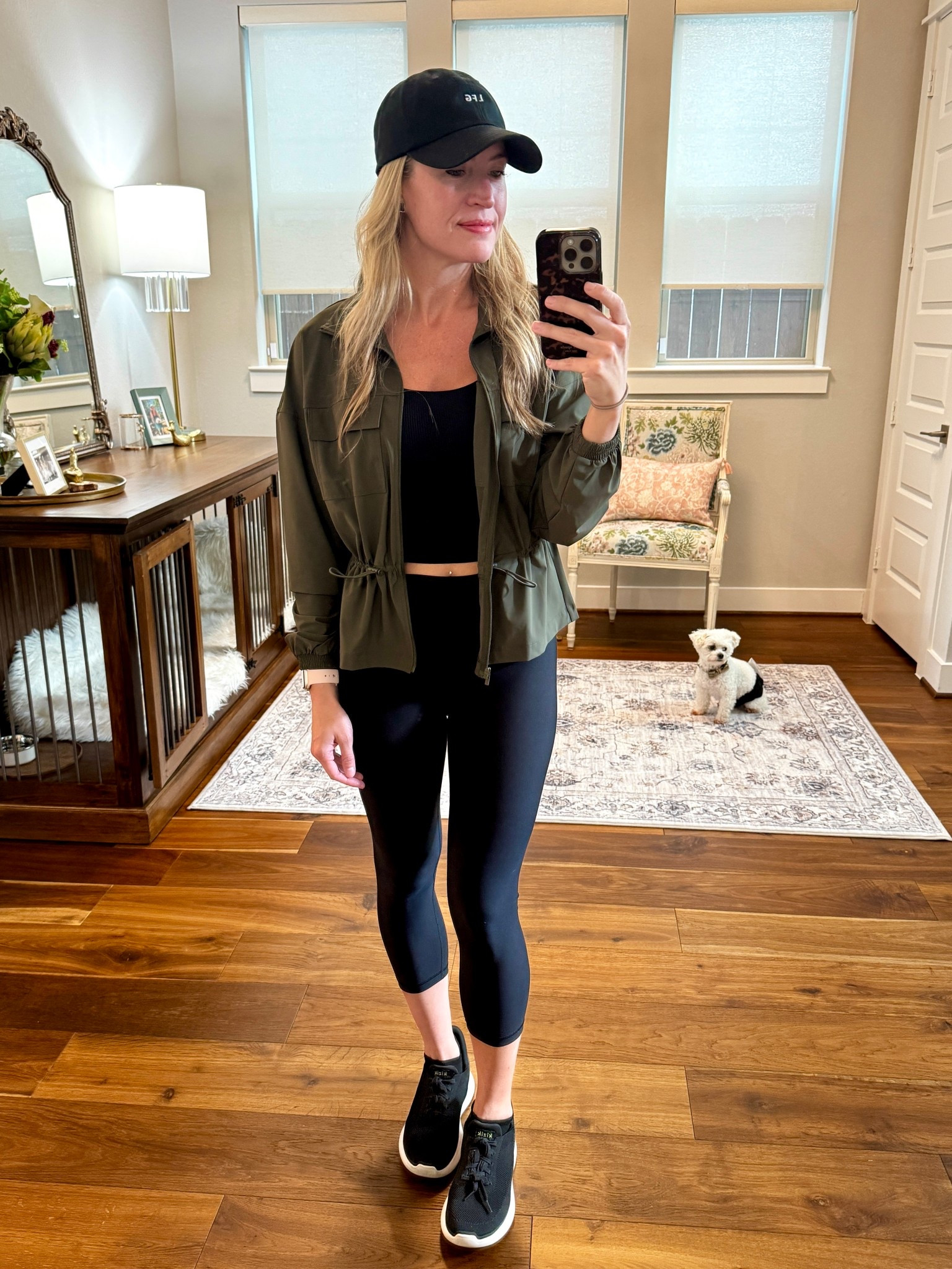 ✨SALE ALERT✨ this jacket is 50% off right now, making it less than $25! I am wearing extra small, and it comes in black as well. Old Navy has a lot of great fall fines on sale.

#everypiecefits 

Fall outfit 
Athleisure 
Athletic outfit 
Casual outfit 
Leggings 
Lightweight jacket 
Gym clothes 
Walking shoes 
Exercise 

#LTKSaleAlert #LTKOver40 #LTKActive