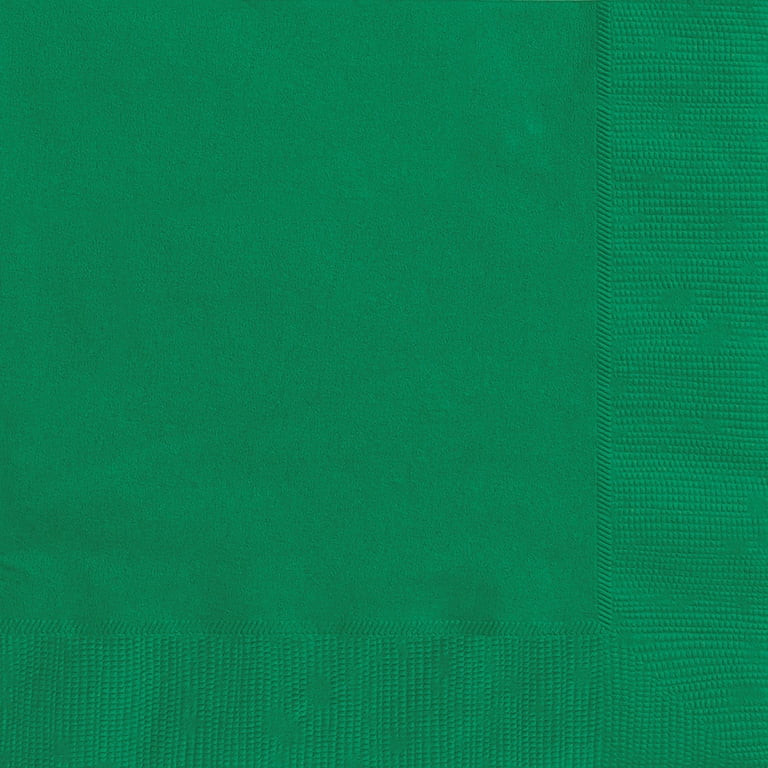 Way to Celebrate! Green Paper Luncheon Napkins, 6.5in, 24ct - Walmart.com | Walmart (US)