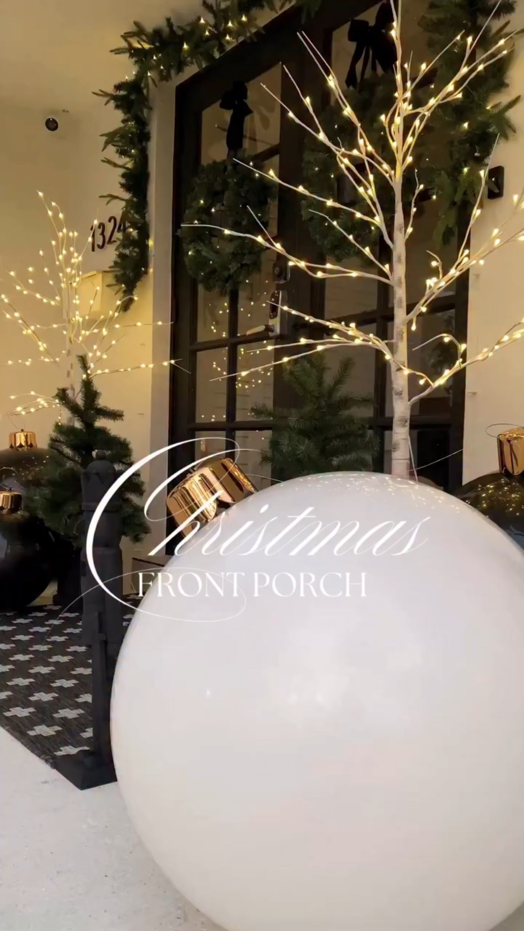 ✨ A little front porch Christmas magic ✨
These giant ornaments are still my favorite holiday find — they make the porch feel so classic and magical every year. 🎄

If you’re looking for front porch Christmas decor ideas, classic holiday decorations, or easy ways to make your home feel magical and inviting, save this for inspo! ❤️

Follow and comment LINKS for direct links sent over ✨

#ChristmasDecor #FrontPorchDecor  #HolidayFrontPorch #OutdoorChristmasDecor #ChristmasHomeDecor #ChristmasInspo #ChristmasPorchIdeas #HolidayDecorInspo #ChristmasDecorIdeas #TimelessChristmas #ChristmasMagic