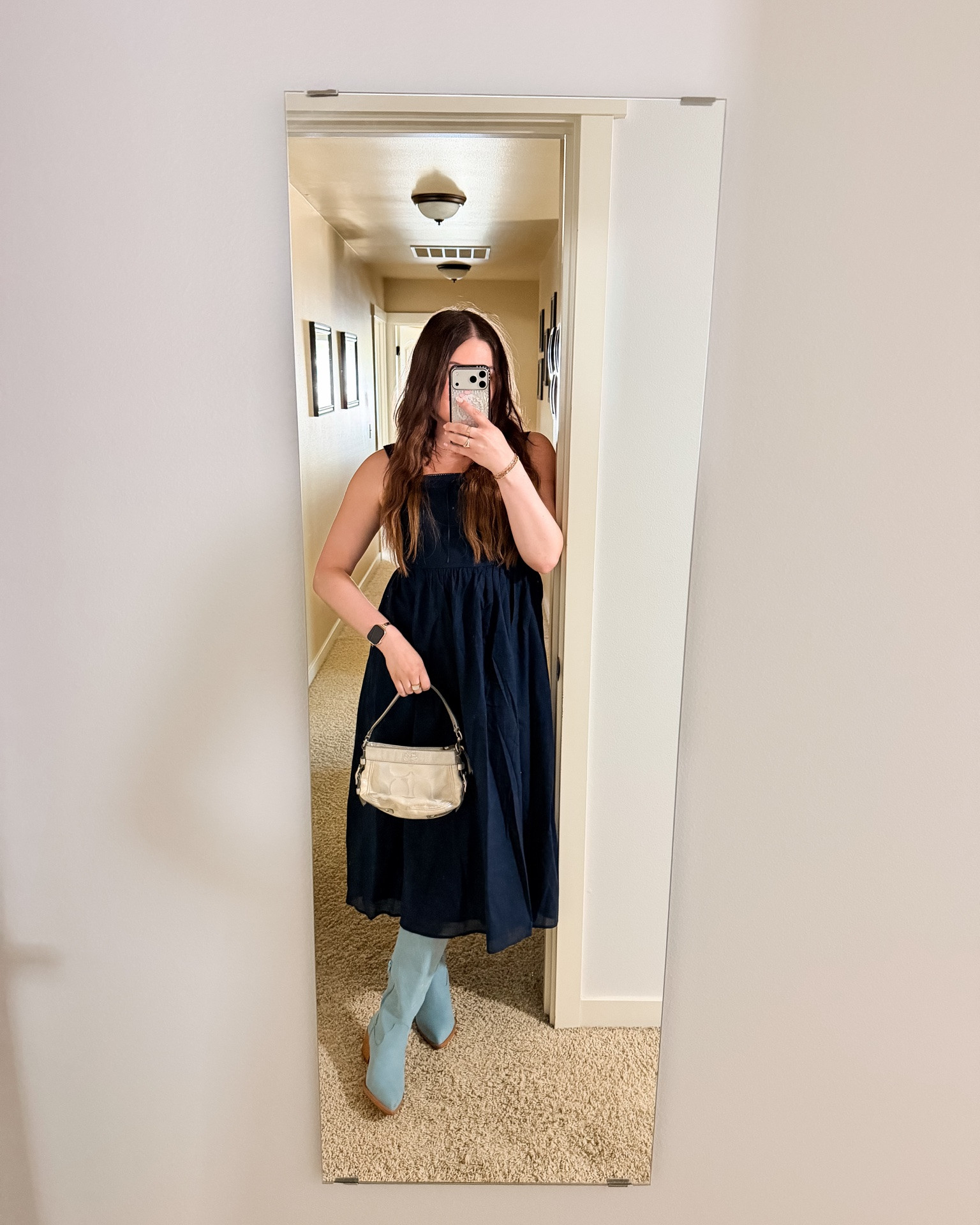 Had a Fourth of July wedding and the dress code called for navy! This dress was a last min find but I’m obsessed with it. I’ll be wearing this all summer and into fall for church or nights out 😌

#LTKootd #LTKMidsize #LTKWedding