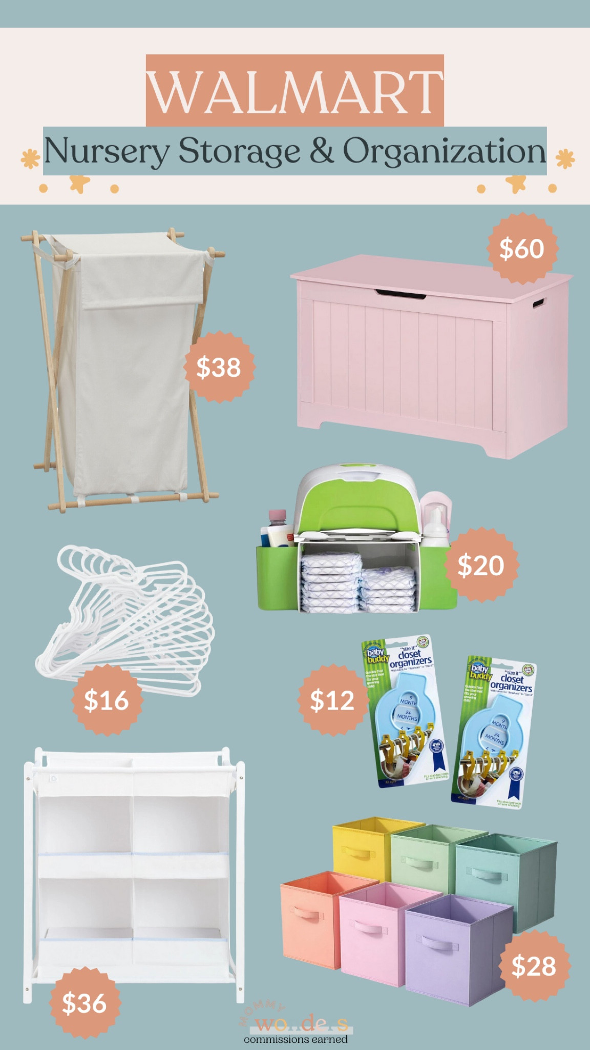 Walmart has great options for nursery storage and organization! 

#LTKStyleTip #LTKHome #LTKBaby