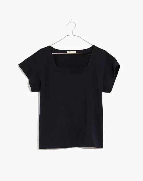 Knit Square-Neck Top | Madewell