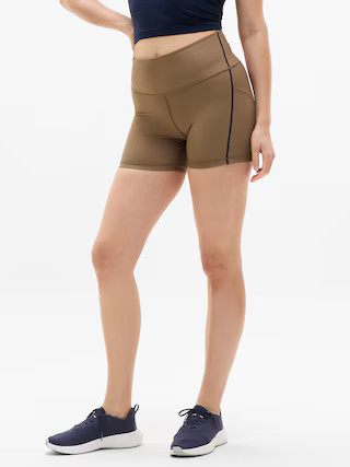 Interval Stash High Rise Tipped 5” Short | Athleta