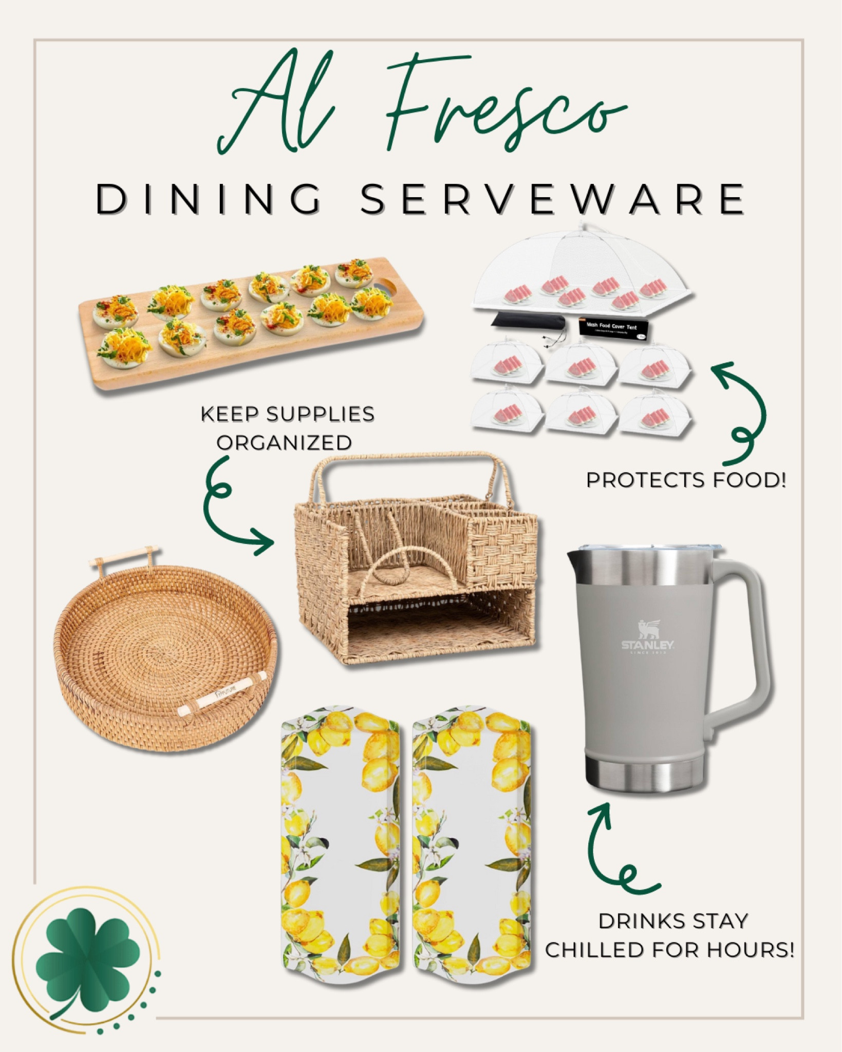Al fresco dining serve-ware we are loving! Get ready for those outdoor get togethers with adorable and functional serving items. 

#LTKfindsunder50 #LTKhome #LTKSeasonal