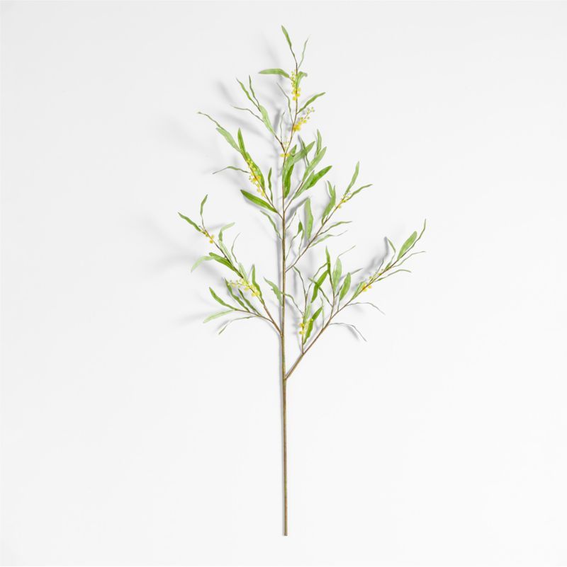 Faux Mimosa Stem 45" + Reviews | Crate & Barrel | Crate & Barrel