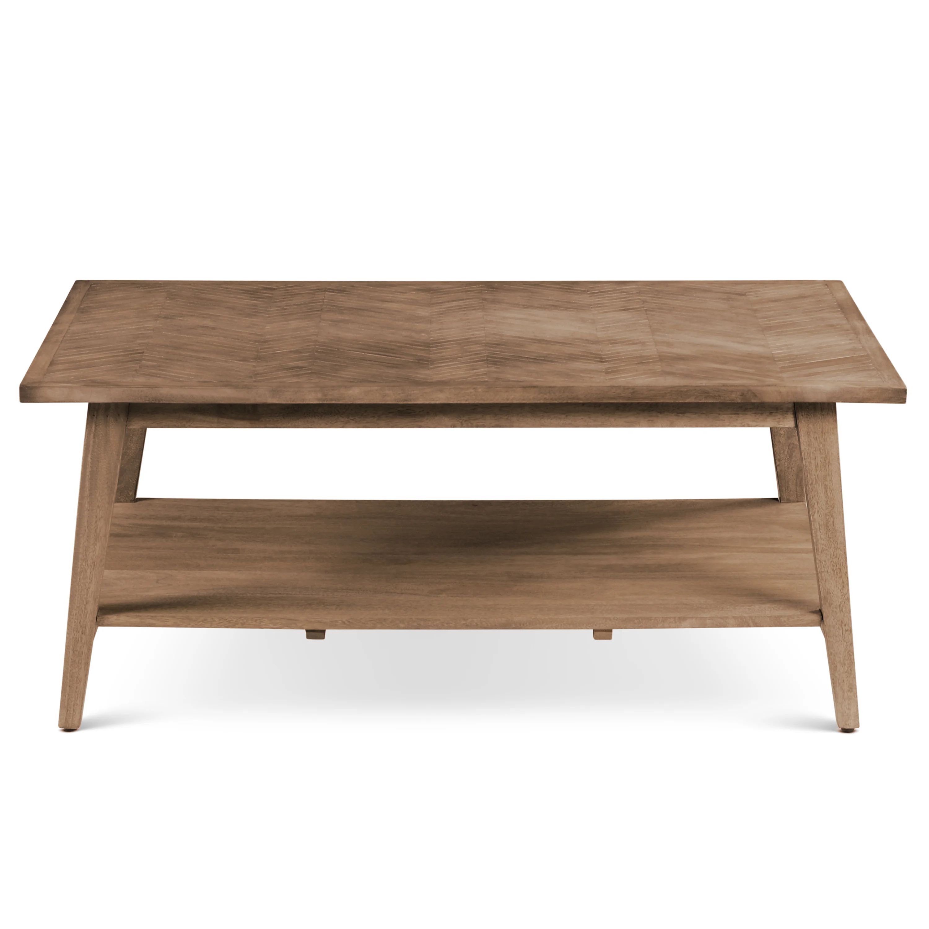 Shreffler Solid Wood Coffee Table with Storage | Wayfair North America