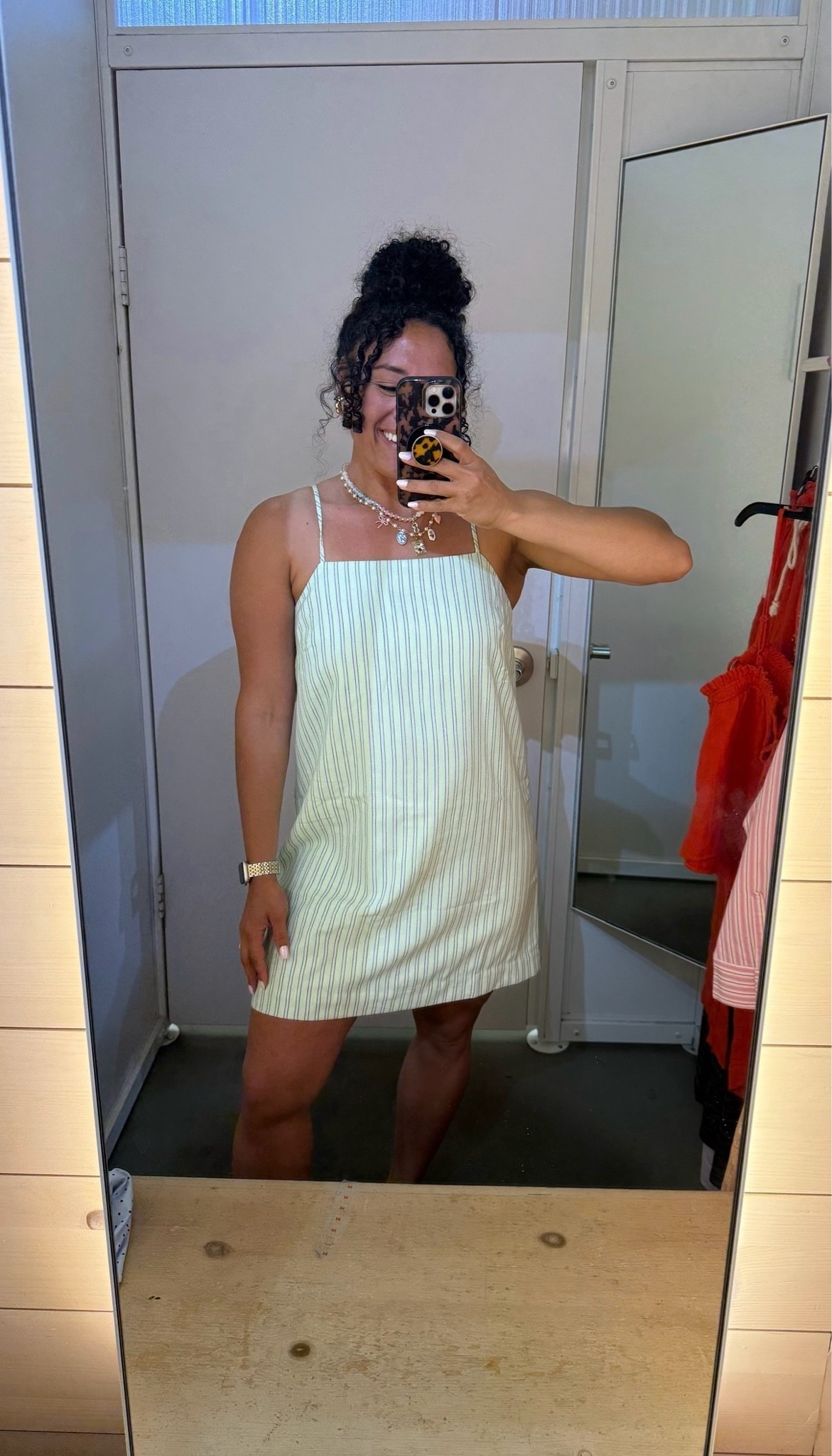 I love finding dresses that are both comfortable and cute. This striped mini is perfect for everything from brunch to vacation.

#LTKdayinmylife #LTKgrwm #LTKootd