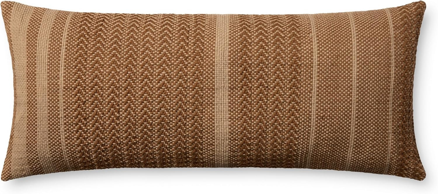 Loloi Amber Lewis Blair Collection PAL0058 Brown 13'' x 35'' Cover Only Pillow | Amazon (US)