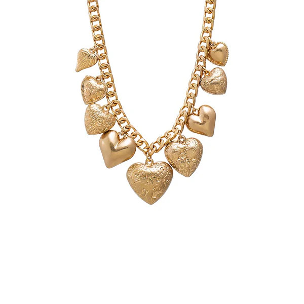 Amour Bold Heart Necklace | Adina Eden