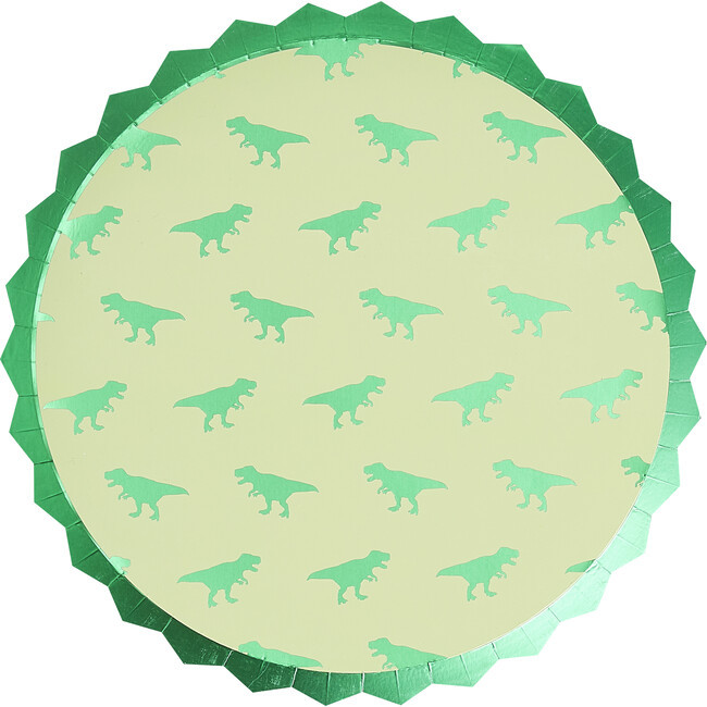 Foiled Paper Plates, Dinosaur | Maisonette