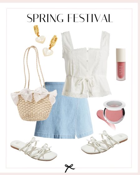 Spring Festival outfit! All you need to do in this outfit is grab your favorite purse, lipgloss, and throw on cute sandals and ur ready for a summer festival/concert! 

#LTKstyletip #LTKSeasonal #LTKFestival
