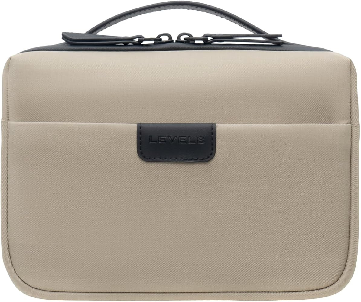 LEVEL8 Travel Toiletry Bag for Men Women, Water Repellent Shaving Bag for Toiletries Accessories,... | Amazon (US)