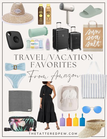 Shop my favorite products from Amazon for all your travel and vacation needs! 

Vacation essentials, beach bag, tile tracking device, luggage tags, luggage set, sunglasses, luggage organization, suitcase organizer, sun hat, vacation clothes for women, women’s travel clothing  


#LTKfindsunder100 #LTKSeasonal