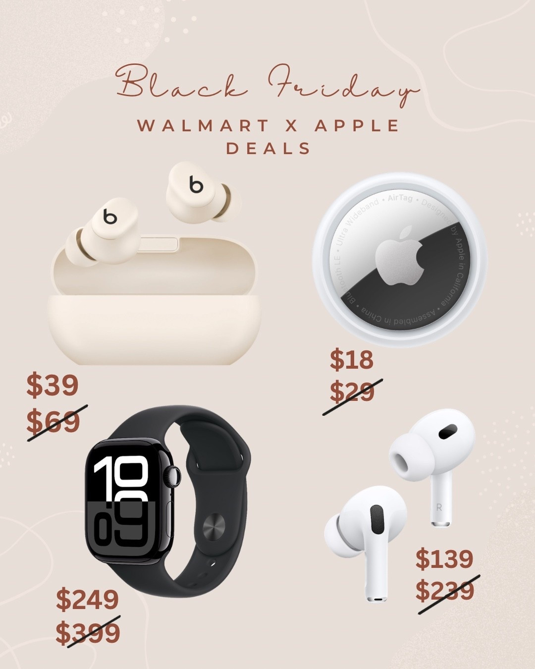 Walmart Black Friday deals are live! Nov 14-16. Don’t miss out on a great prices before Christmas. 📱🎧⌚️


#ChristmasDecor #FallFamilyPhoto #Outfit #Garland #ChristmasTree
#WalkingPad #Boots #Giftguide #HolidaySeason #Thanksgiving #WineGlasses #Wineanddine
#TravelOutfitldeas #Cybermonday #BlackFriday #ItBag #LTKcyberweek

#LTKSaleAlert #LTKGiftGuide #LTKCyberWeek