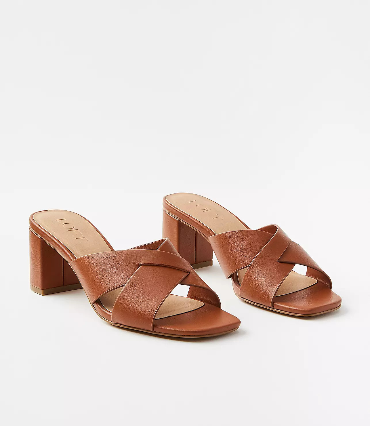 Criss Cross Mule Sandals | LOFT