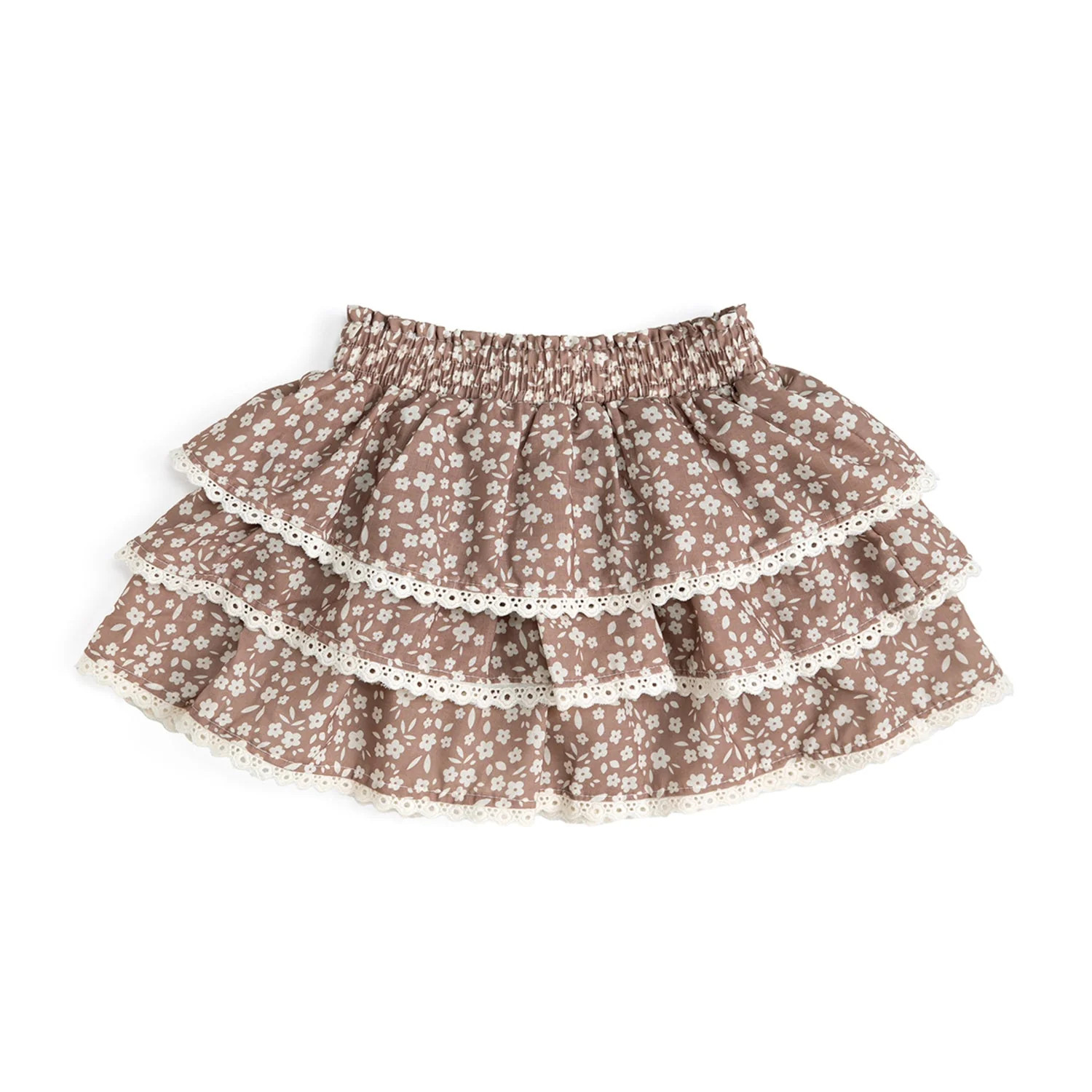 Mocha Floral Skort | Sweet Wink