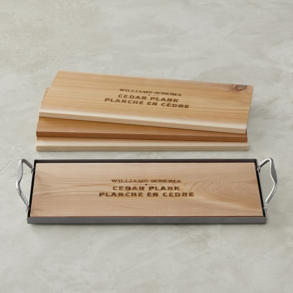 Williams Sonoma Cedar Planks, Set of 4, with Plank Saver | Williams-Sonoma