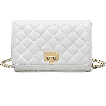 CATMICOO Quilted Small Clutch Purses for Women with Chain Strap | Amazon (US)
