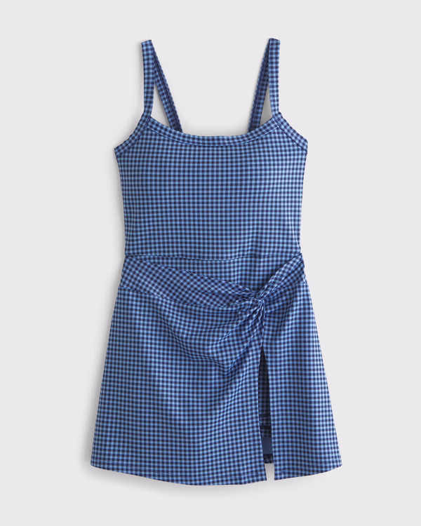 YPB studioFLEX Twist Mini Dress | Abercrombie & Fitch (US)