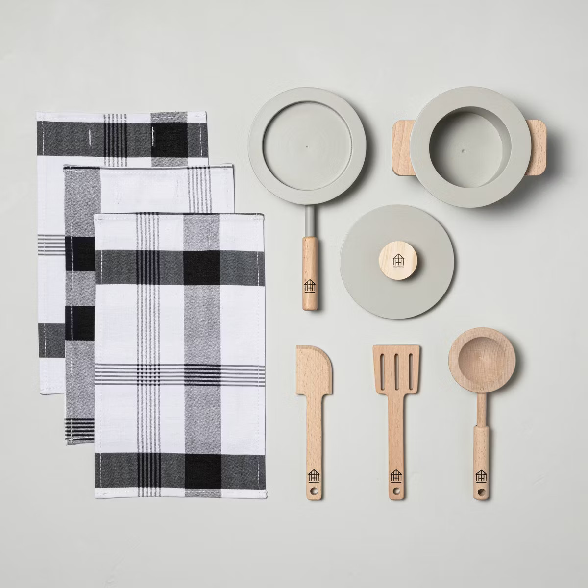 Toy Cooking Set - Hearth & Hand™ with Magnolia: Wooden Play Kitchen Accessories, 9pc, Gender Ne... | Target