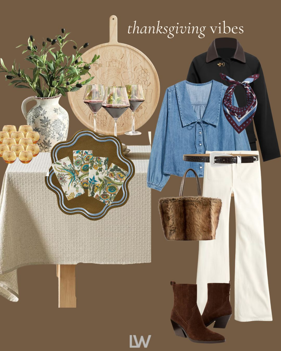 Festive casual Thanksgiving vibes! 

 