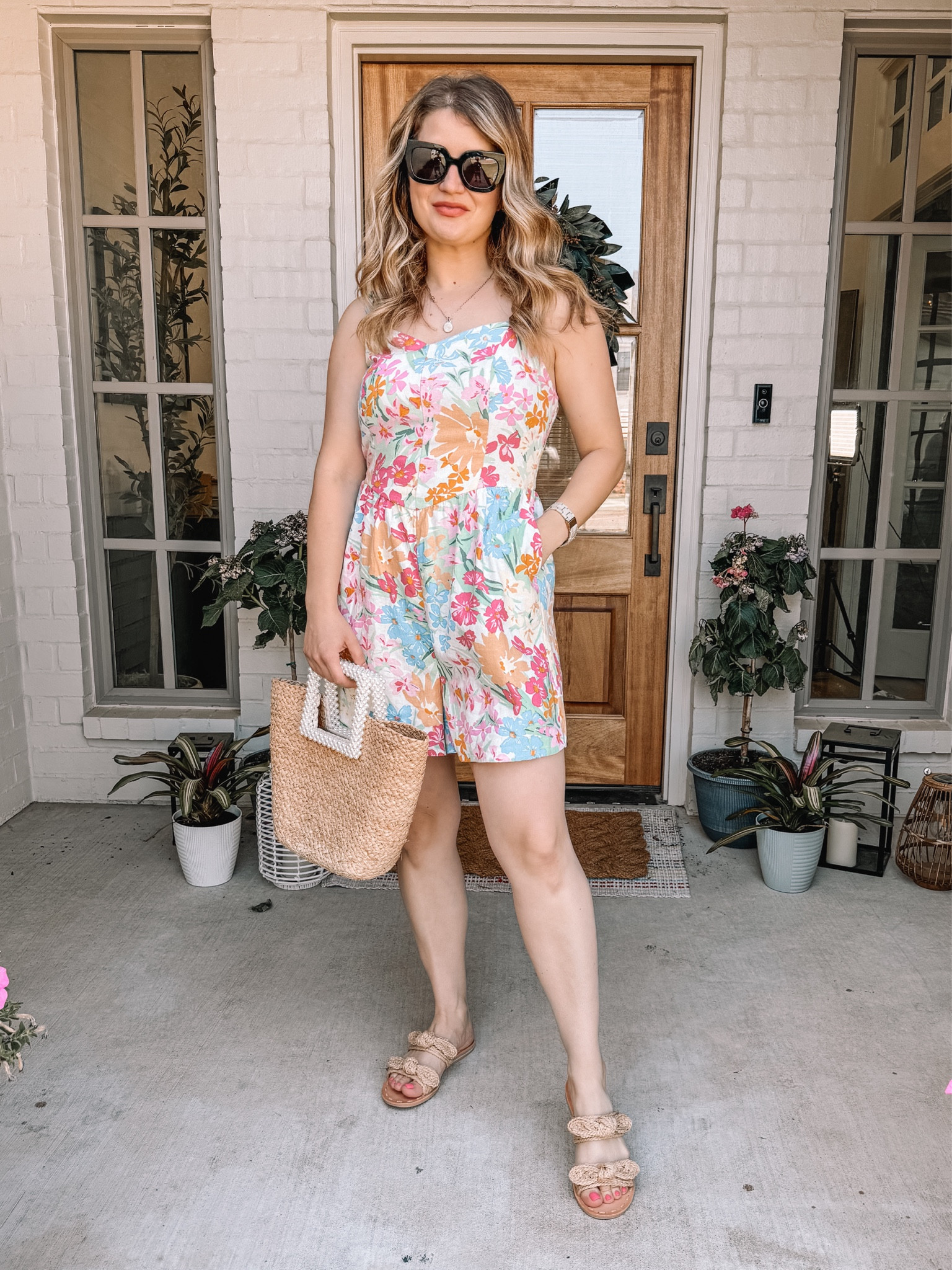 Fit & Flare Cami Romper curated on LTK