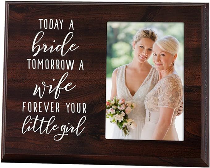 Elegant Signs Mother of The Bride Gift - Today a Bride, Tomorrow a Wife, Forever Your Little Girl... | Amazon (US)