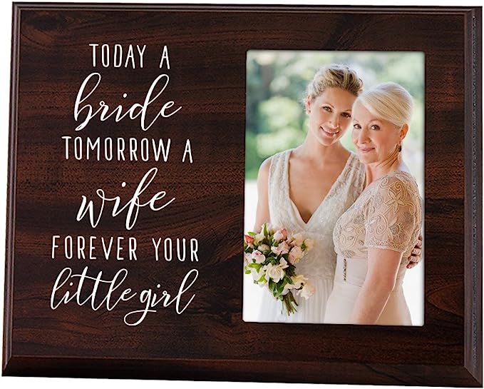 Amazon.com - Elegant Signs Mother of The Bride Gift - Today a Bride, Tomorrow a Wife, Forever You... | Amazon (US)