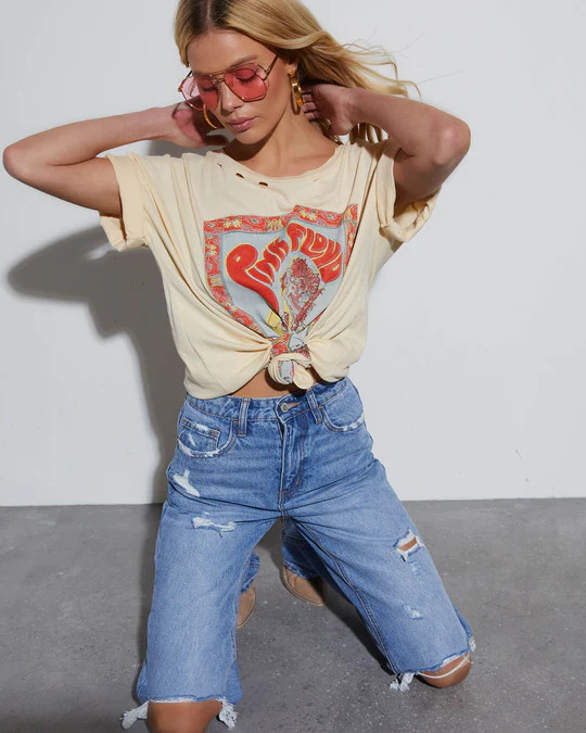 Pink Floyd Oversized Graphic Tee | VICI