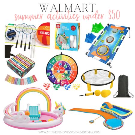 Summer activities under $50

Kids toys  outdoor games  summer break  Walmart finds 

#LTKSeasonal #LTKkids #LTKfamily