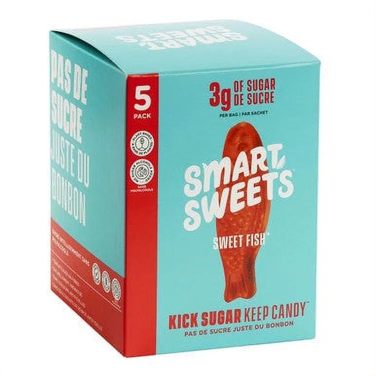 Smart Sweets Gummy Sweet Berry Fish Bulk Pack, 5 x 50g/1.75 oz. Bag {Imported from Canada} | Walmart (US)