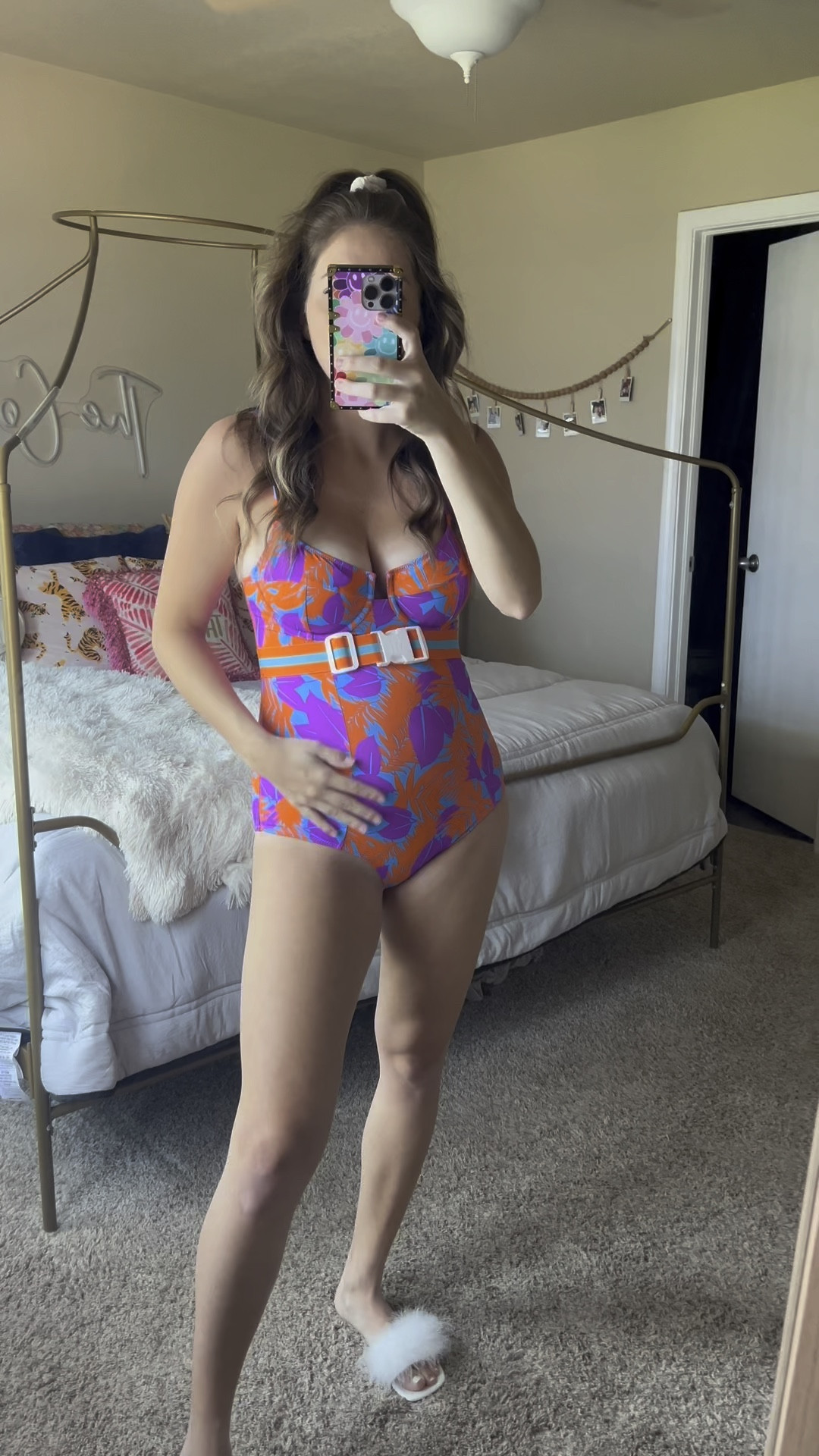 These one piece swimsuits from Vetchy are so cute! Super flattering and the best quality. I sized up to a medium to fit the bump. 

#LTKStyleTip #LTKSeasonal #LTKSwim