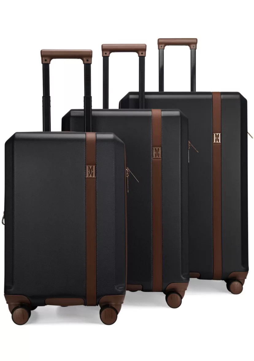 Luxe Journey 3 Piece Expandable Retro Spinner Luggage Set | Belk