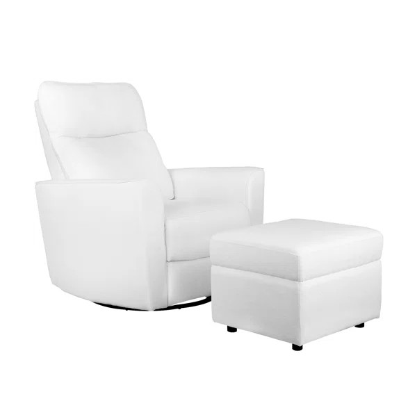 Soho Swivel Glider with Ottoman | Wayfair North America
