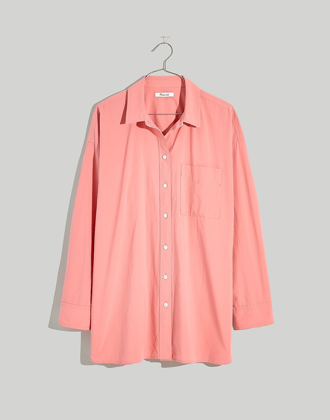 The Signature Poplin Oversized Shirt | Madewell