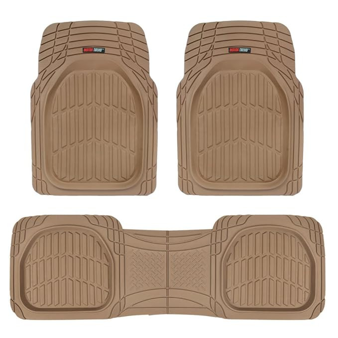 Motor Trend MT-923-BG Tan Beige Floor Mats | Amazon (US)
