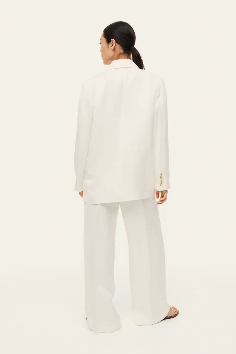 Linen-blend Dress Pants | H&M (US + CA)