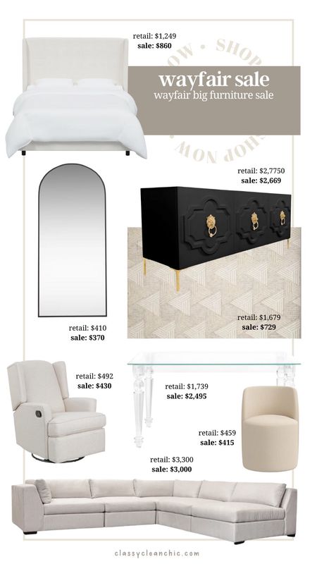 Wayfair sale home sale home decor and furniture 

#LTKstyletip #LTKsalealert #LTKhome
