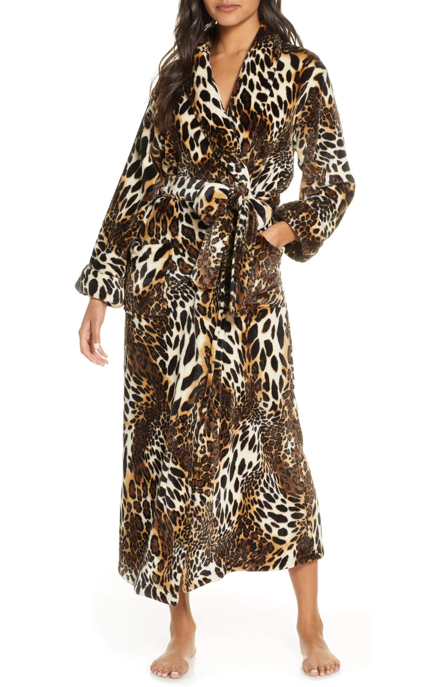 Natori Leopard Plush Robe | Nordstrom | Nordstrom