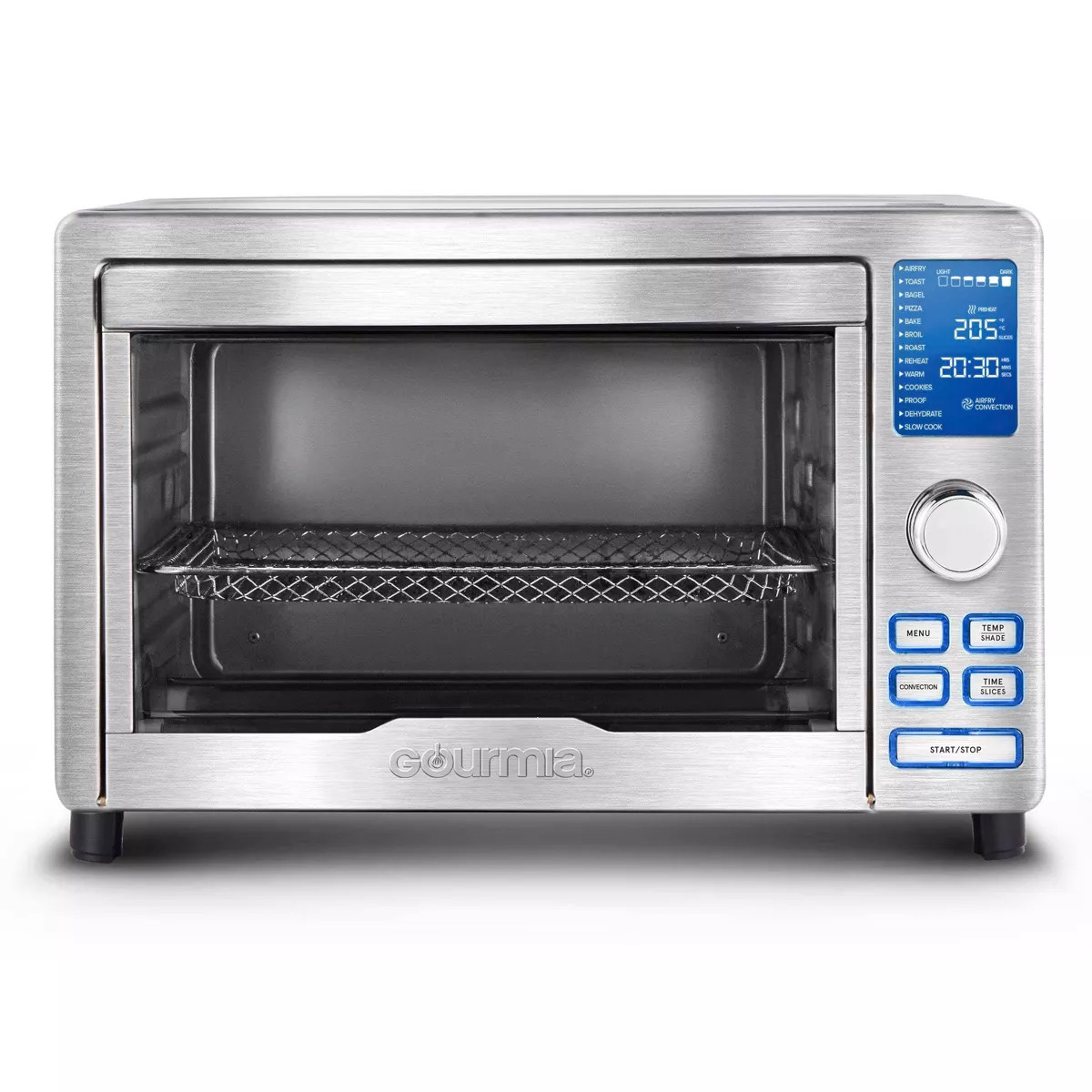 Gourmia Digital Stainless Steel Toaster Oven Air Fryer – Stainless Steel: 1700W, Dishwasher-Saf... | Target