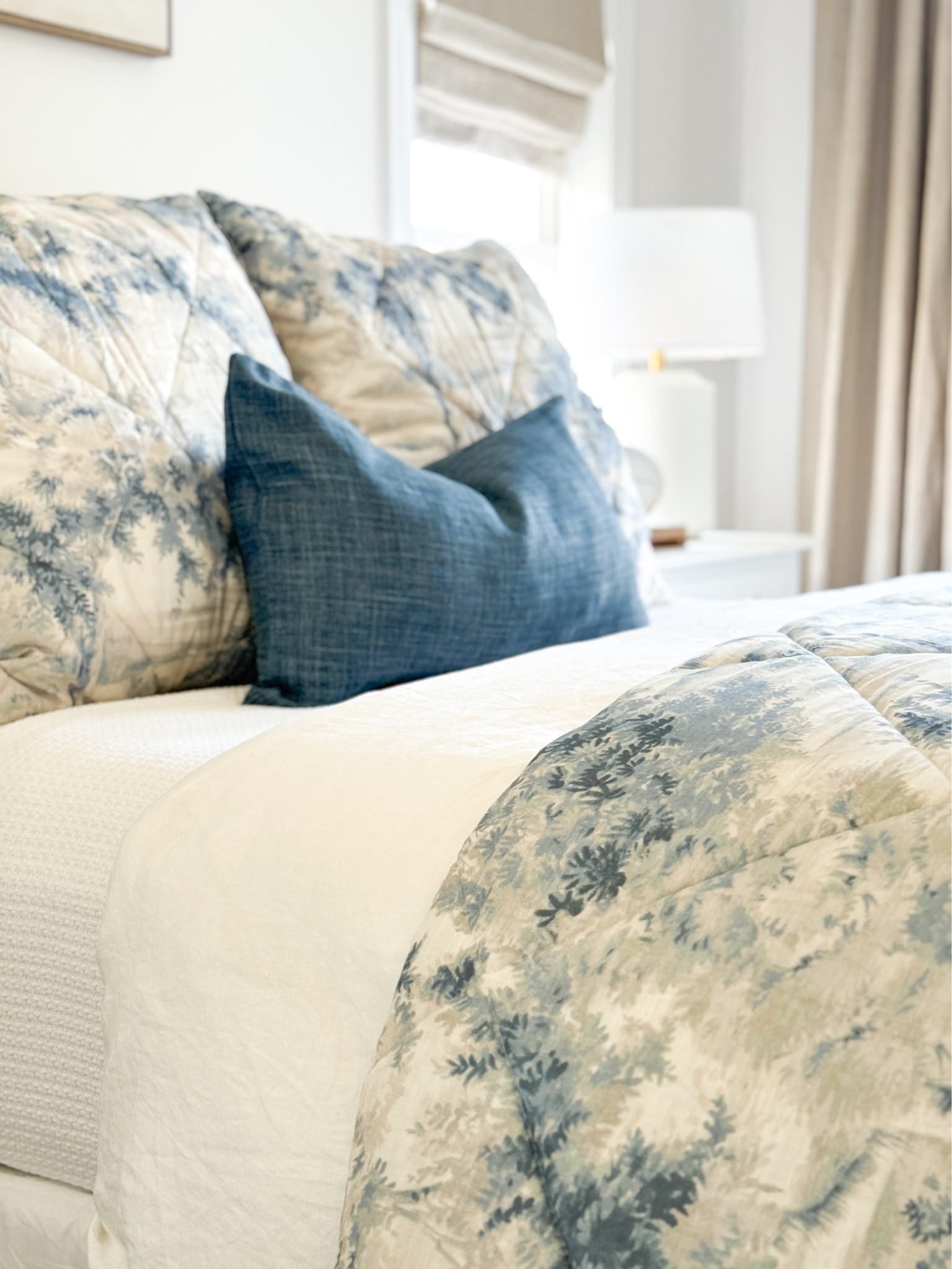 Toile bedding
Coastal style bedroom

#LTKhome #LTKstyletip #LTKSeasonal