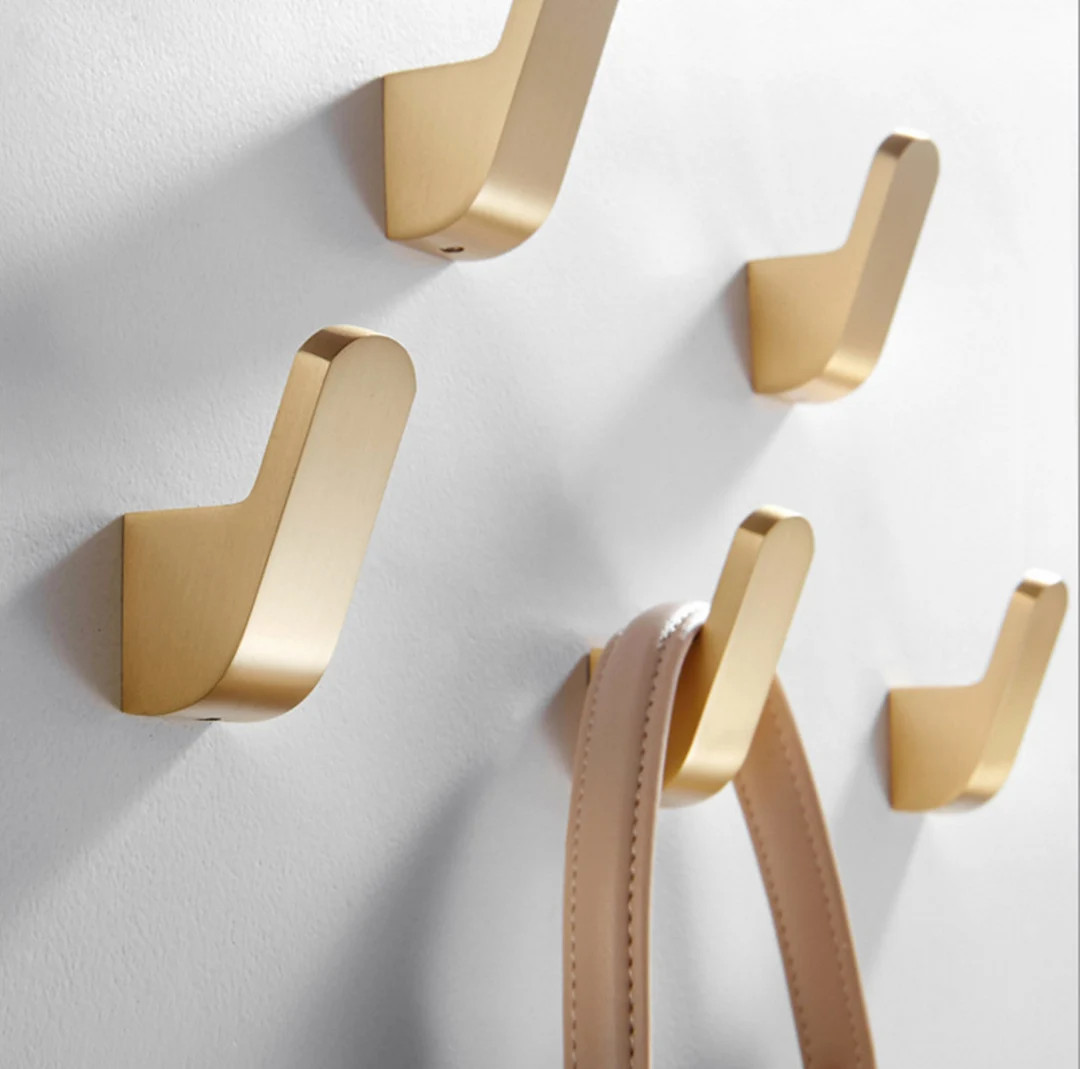 Brass Hooks/nordic Creativity Wall Hooks European Coat Hooks - Etsy | Etsy (US)