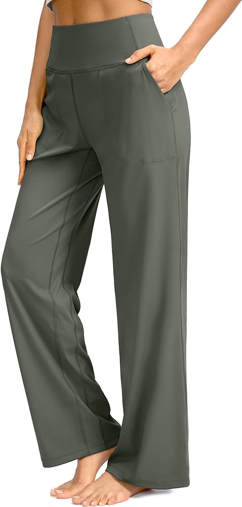 Soothfeel High Waist Wide Leg Pants | Amazon (US)