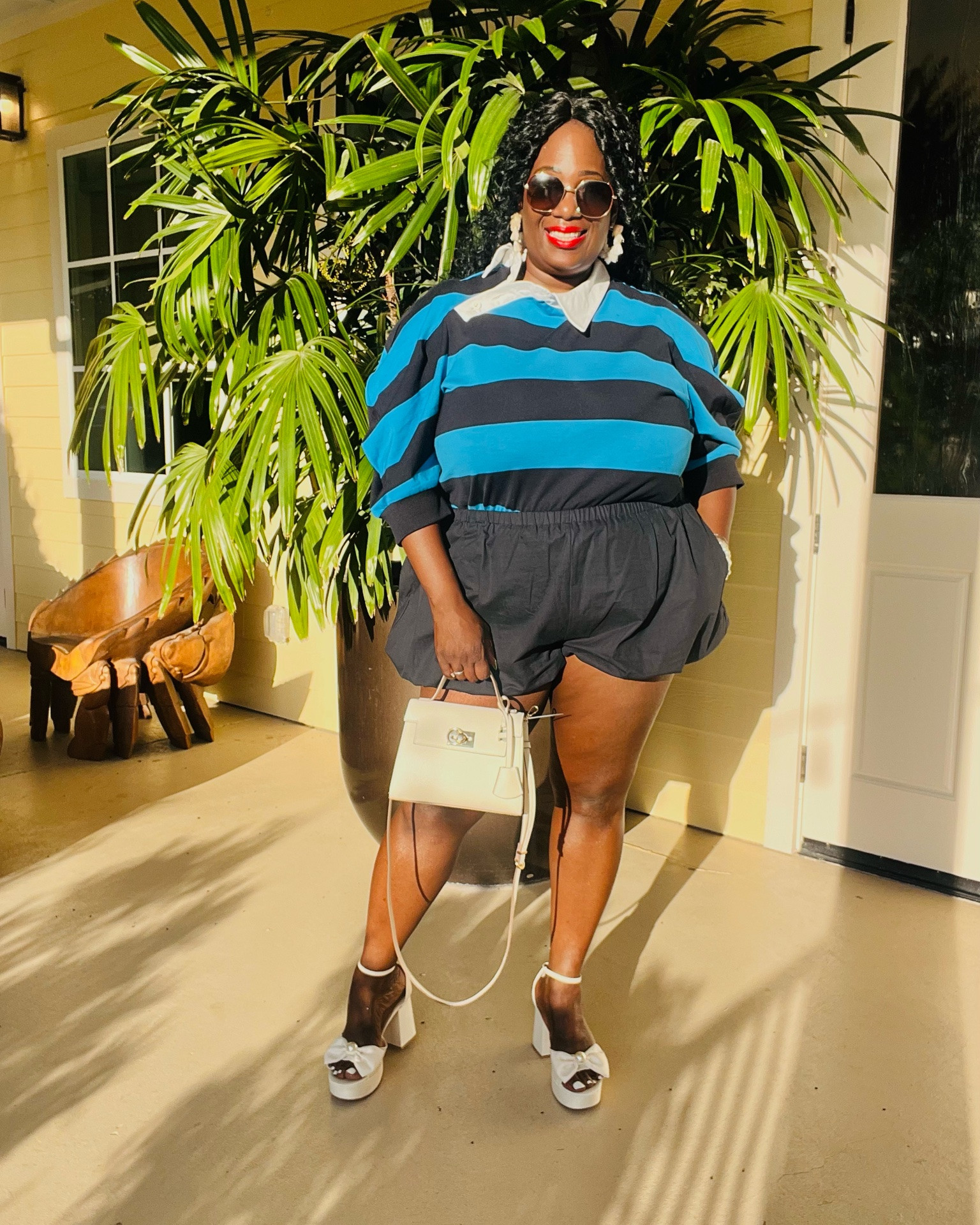 @Target #ad #sponsored

Don’t you just love it when your @Target summer date night outfit comes together just as you imagined and your mirror reflection validates it?! It’s my favorite!💙

Updated: The KBB bubble shorts are updated in the app🩵 I bought the XXL

@Target #ad #sponsored

#LTKootd #LTKOver40 #LTKPlusSize